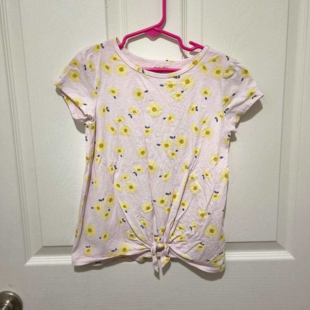 Carters Daisy Tie Front Shirt